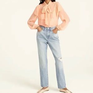 J. Crew 31T Tall Slouchy Boyfriend Jean in Basin Wash NWT